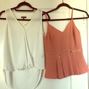 Two dressy summer tops for the price of one.